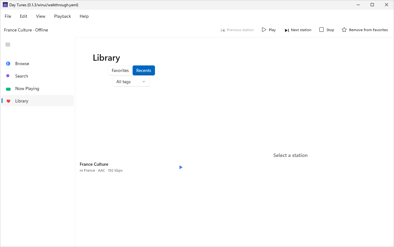 Recents, Windows WinUI 3
