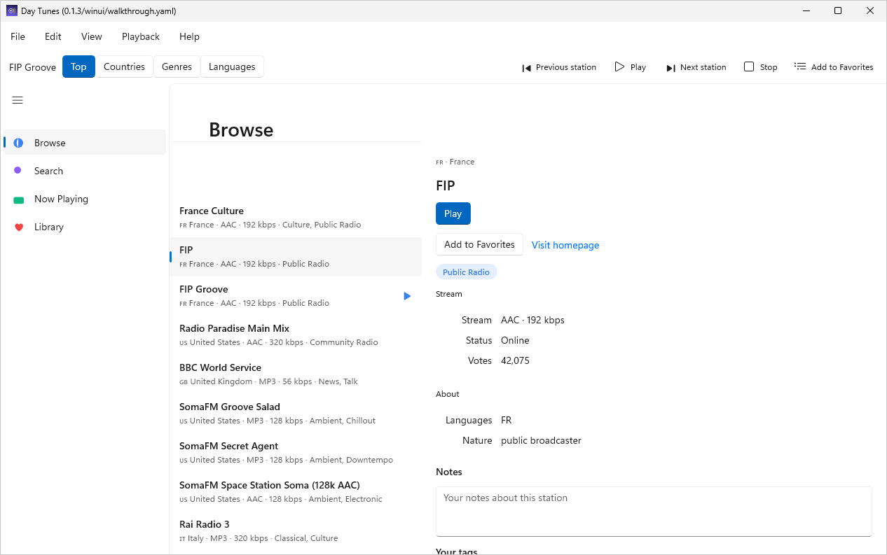 Toolbar, Windows WinUI 3