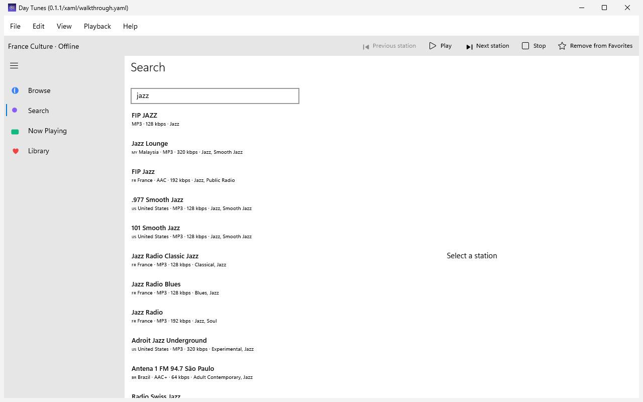 Search, Windows XAML