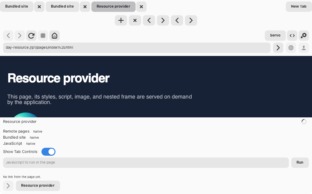 Servo resource provider — macos-gtk